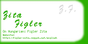 zita figler business card